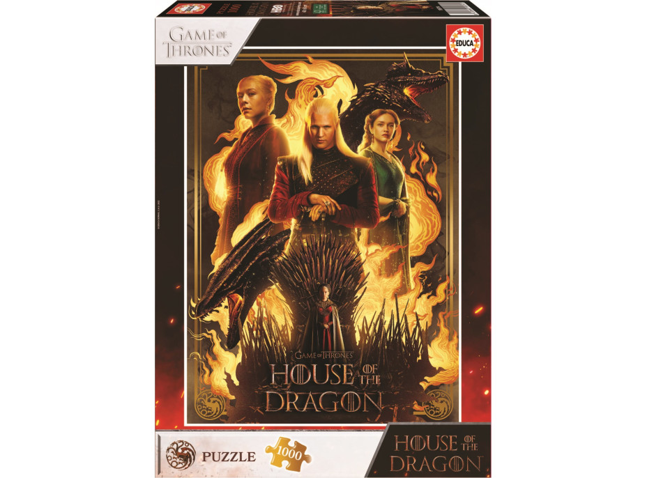 EDUCA Puzzle Rod Draka 1000 dielikov