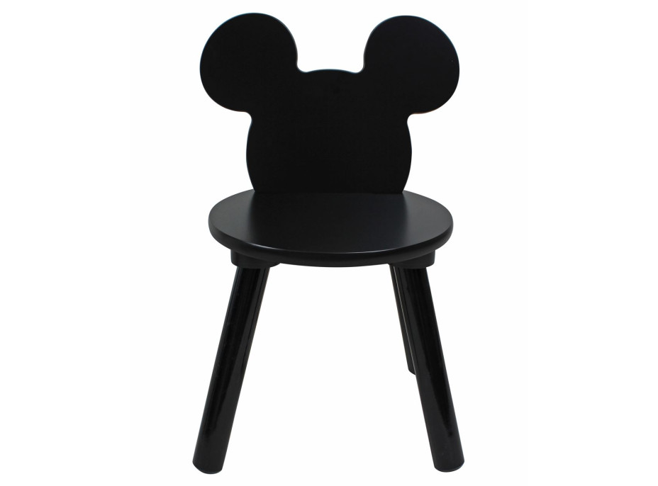 Detský stolček s 2 stoličkami Mickey Mouse - čierny