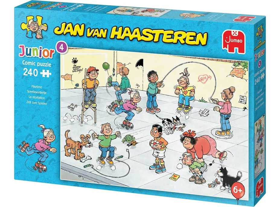 JUMBO Puzzle JvH Junior 4: Čas na hranie 240 dielikov