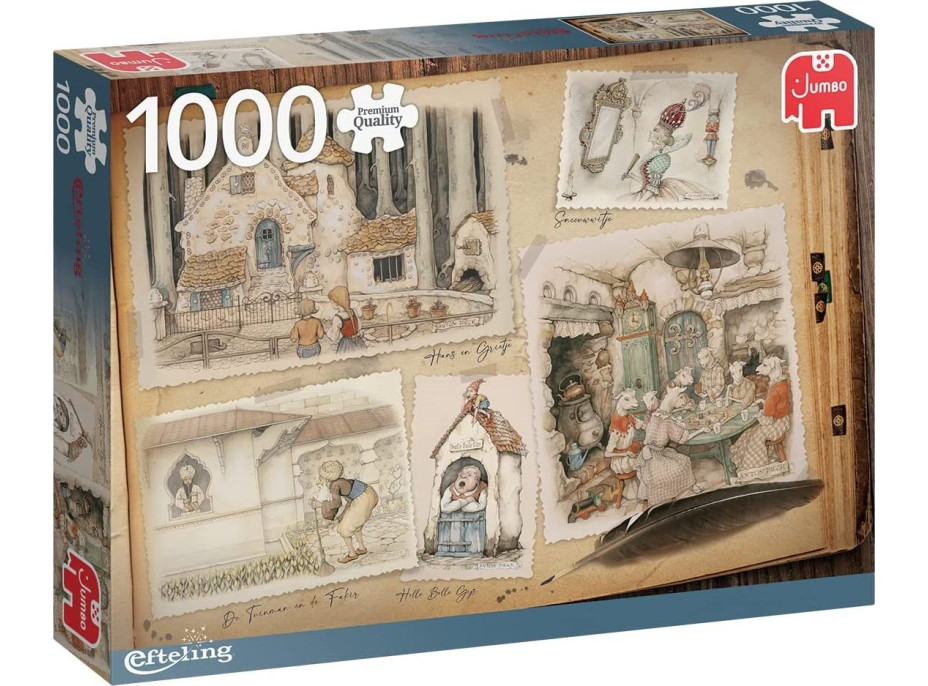 JUMBO Puzzle Kniha rozprávok Efteling 1000 dielikov