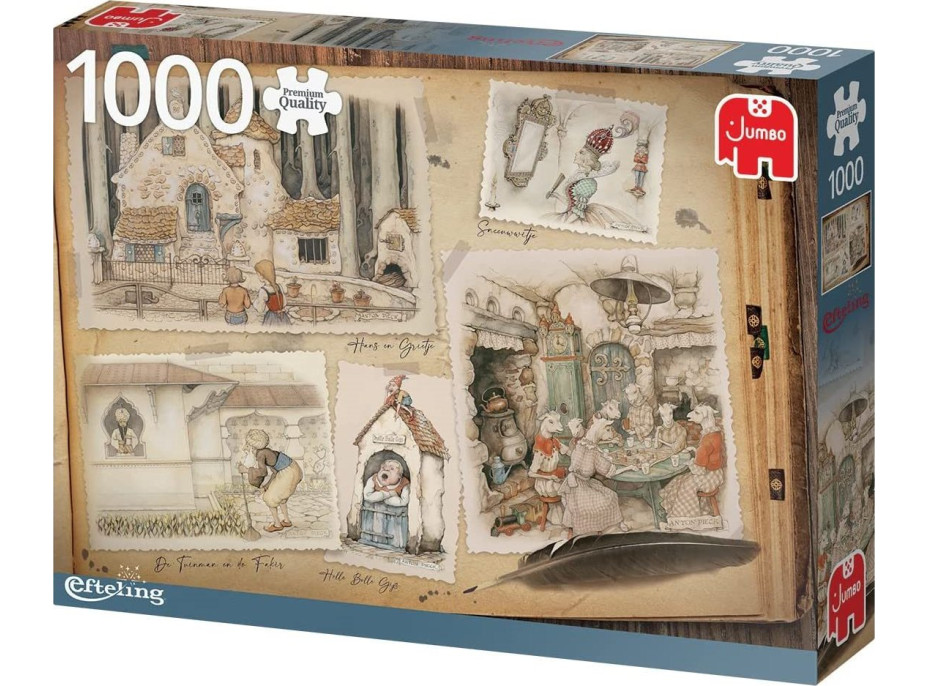 JUMBO Puzzle Kniha rozprávok Efteling 1000 dielikov