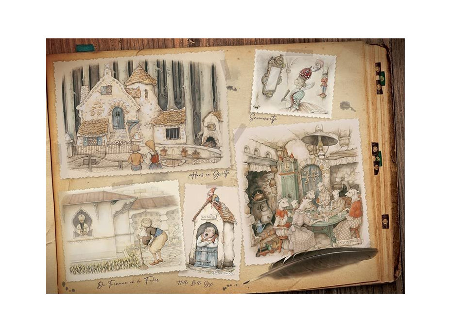JUMBO Puzzle Kniha rozprávok Efteling 1000 dielikov