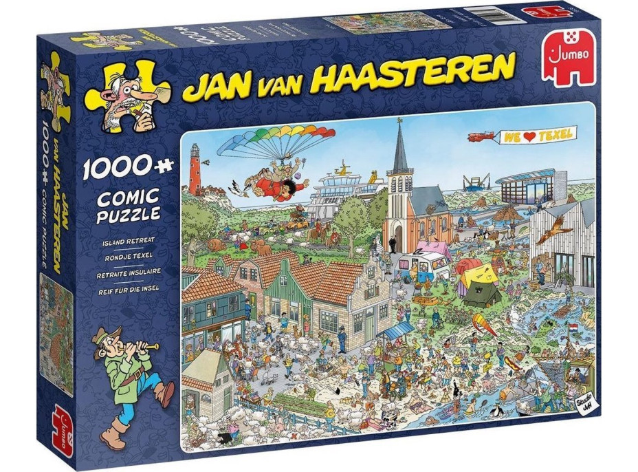 JUMBO Puzzle JvH Let nad ostrovom 1000 dielikov