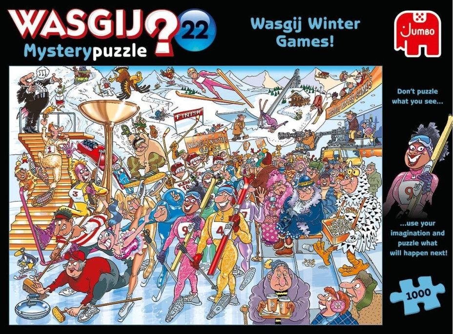 JUMBO Puzzle WASGIJ Mystery 22: Zimné Wasgij hry! 1000 dielikov