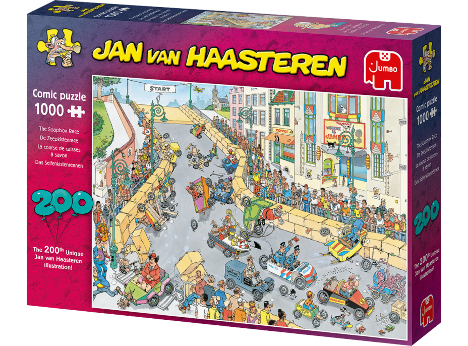 JUMBO Puzzle JvH Závod minikár 1000 dielikov