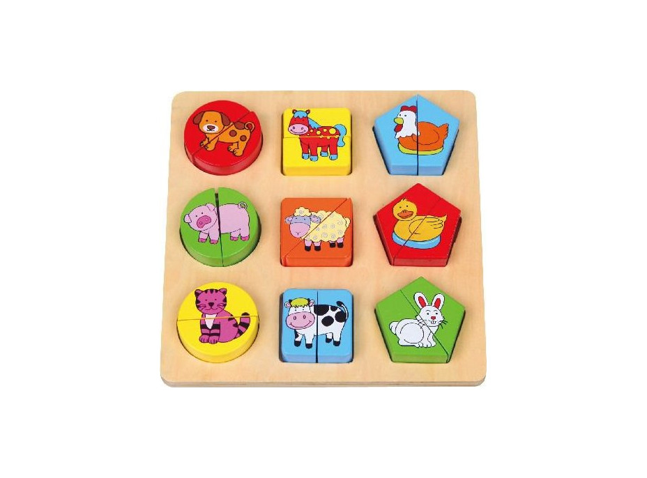 BABU Vkladačka Domáce zvieratká a tvary