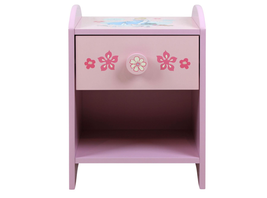 Nočný stolík Disney princeznej - ružový