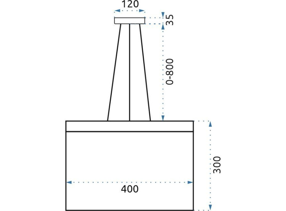 Stropné LED krištáľové svietidlo WATERFALL large - 20W - chrómové