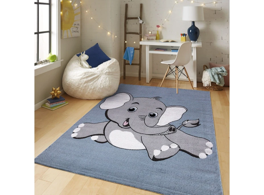Detský kusový koberec Candy 155 Blue