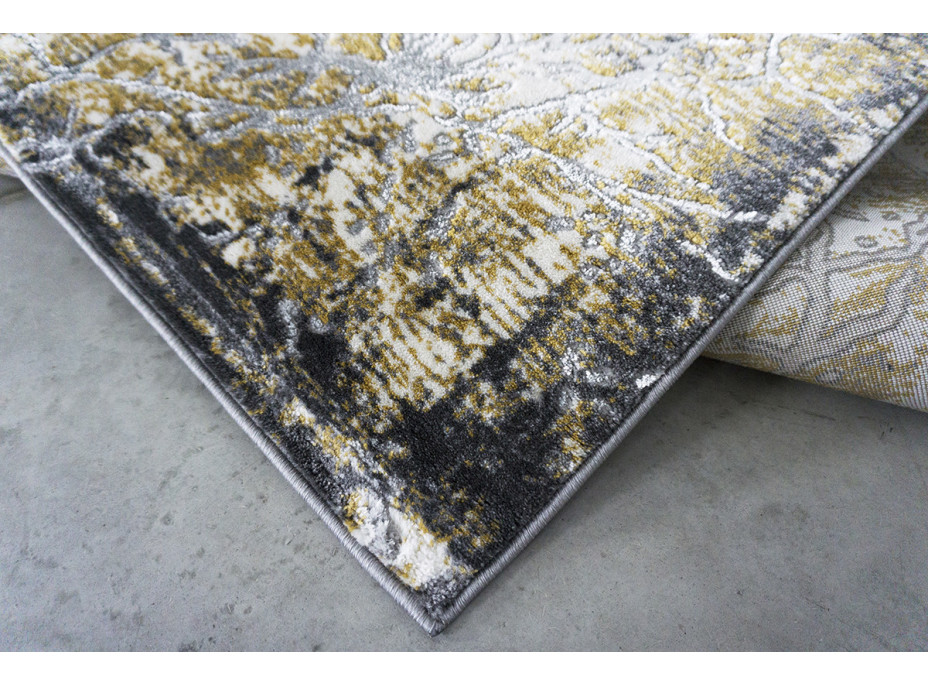 Kusový koberec Zara 9630 Yellow Grey