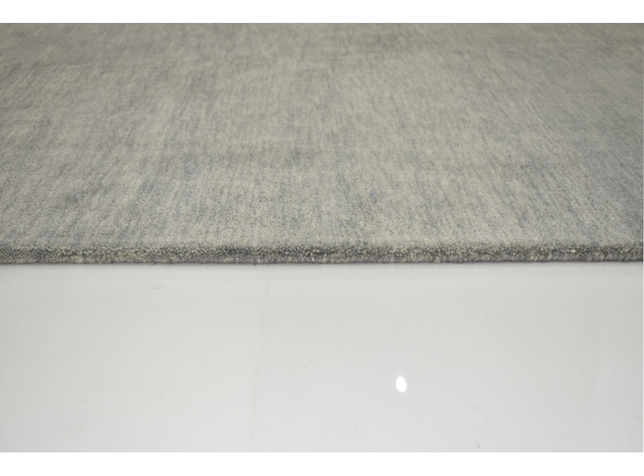 Ručne všívaný kusový koberec Asra wool silver