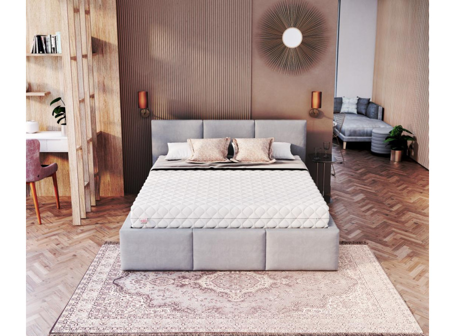 Taštičkový matrac VARO 200x200x19 cm - pamäťová pena