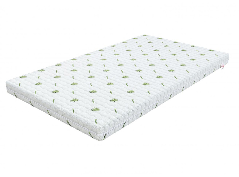 Detský latexový matrac UDINE 180x80x9 cm + poťah Aloe vera