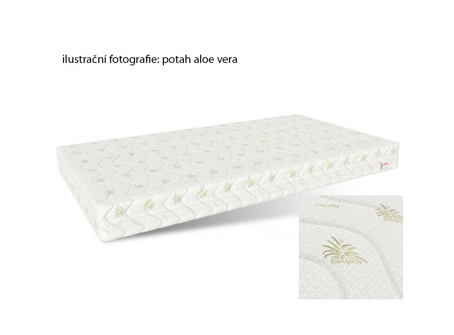 Detský latexový matrac UDINE 190x80x9 cm + poťah Aloe vera