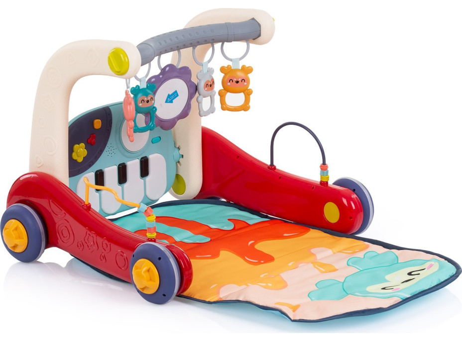 CHIPOLINO Chodítko interaktívne 3v1 Baby Fitness Multicolor