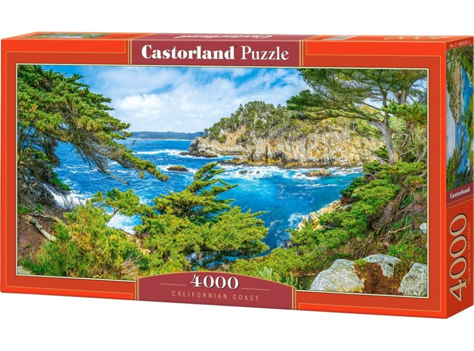 CASTORLAND Puzzle Kaliforské pobrežie 4000 dielikov