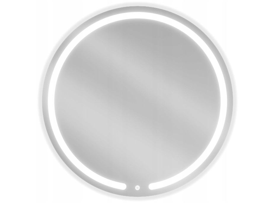 Okrúhle zrkadlo MEXEN ROSE 80 cm - s LED podsvietením a vyhrievaním, 9810-080-080-611-00