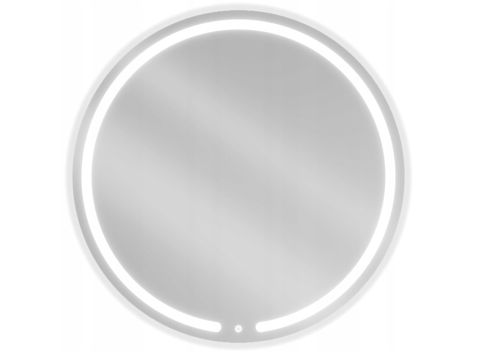 Okrúhle zrkadlo MEXEN ROSE 90 cm - s LED podsvietením a vyhrievaním, 9810-090-090-611-00