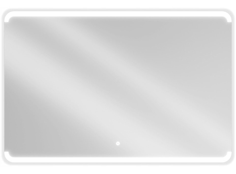 Obdĺžnikové zrkadlo MEXEN NIDA 120x80 cm - s LED podsvietením a vyhrievaním, 9806-120-080-611-00