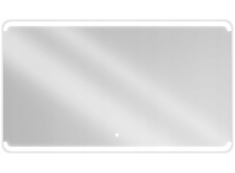Obdĺžnikové zrkadlo MEXEN NIDA 140x80 cm - s LED podsvietením a vyhrievaním, 9806-140-080-611-00