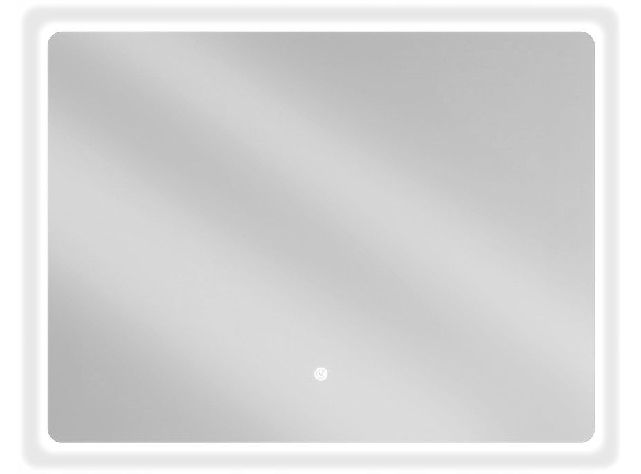 Obdĺžnikové zrkadlo MEXEN SUN 80x60 cm - s LED podsvietením a vyhrievaním, 9807-080-060-611-00