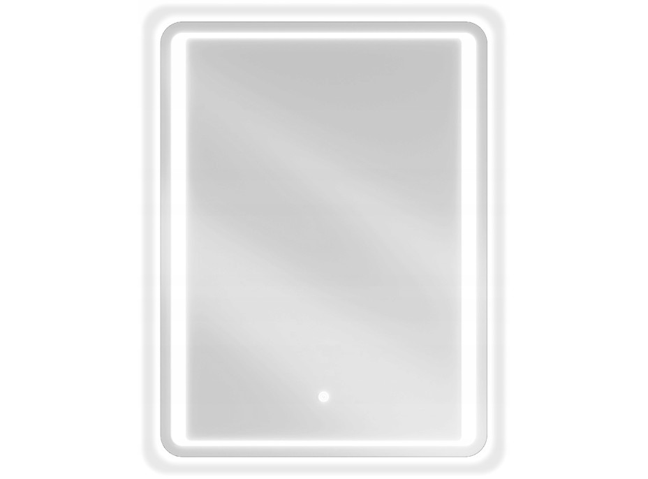 Obdĺžnikové zrkadlo MEXEN ZUSA 60x80 cm - s LED podsvietením a vyhrievaním, 9808-060-080-611-00