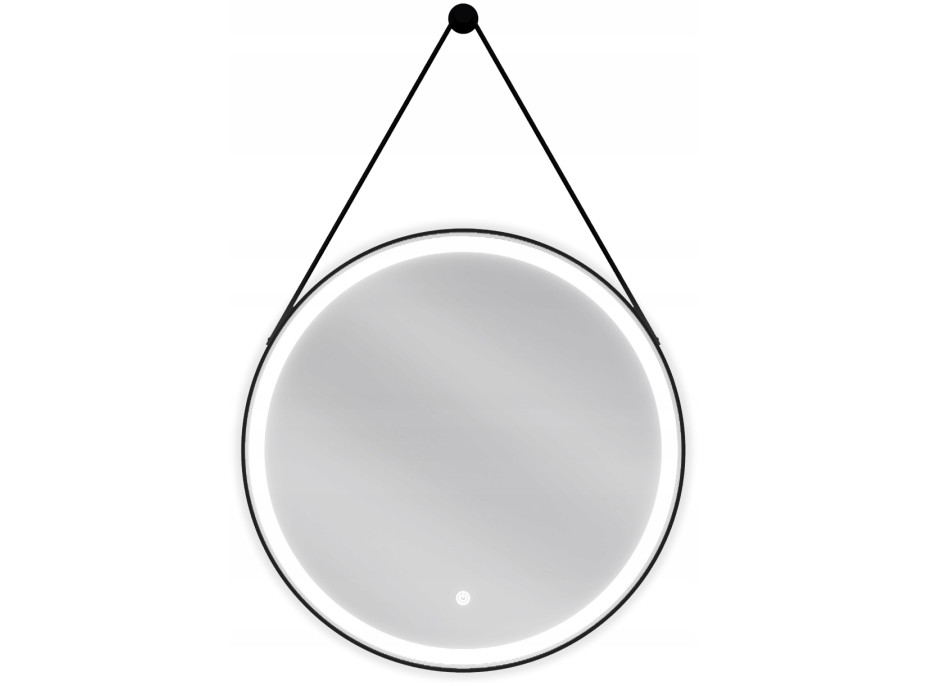 Závesné okrúhle zrkadlo MEXEN RENI 60 cm - s LED podsvietením a vyhrievaním, 9812-060-060-611-70
