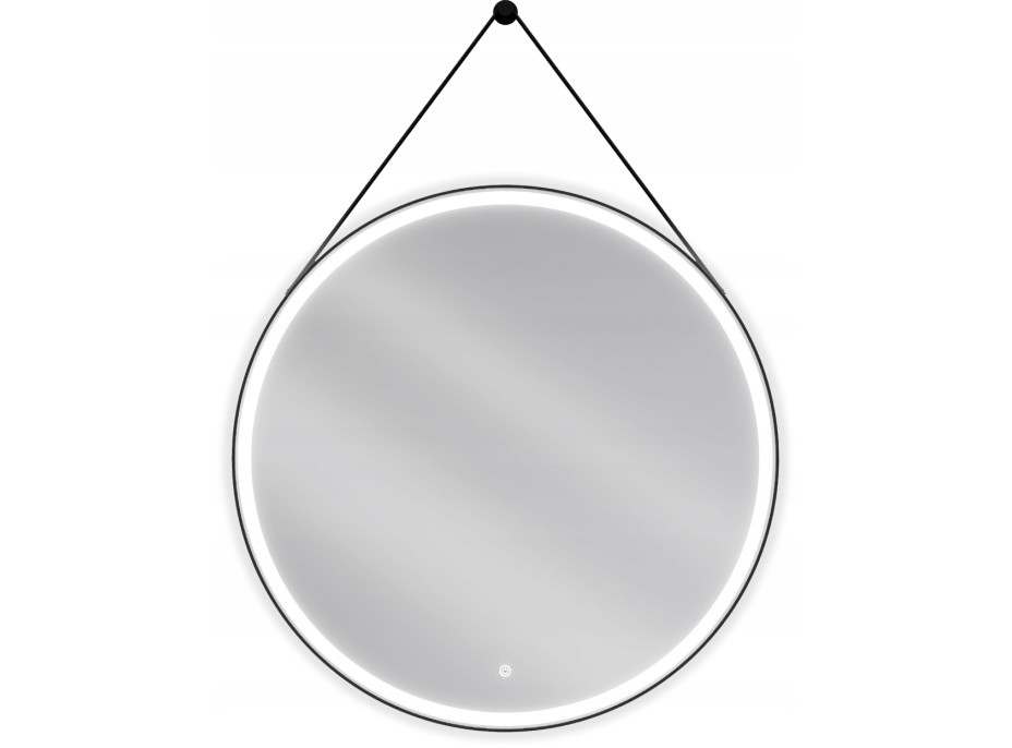 Závesné okrúhle zrkadlo MEXEN RENI 90 cm - s LED podsvietením a vyhrievaním, 9812-090-090-611-70
