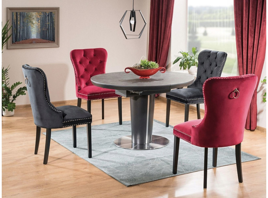 Jedálenská stolička FARIAL - bordó