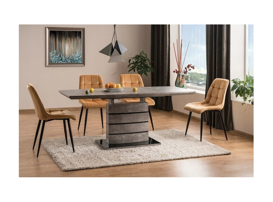 Jedálenská stolička GORO - horčicová