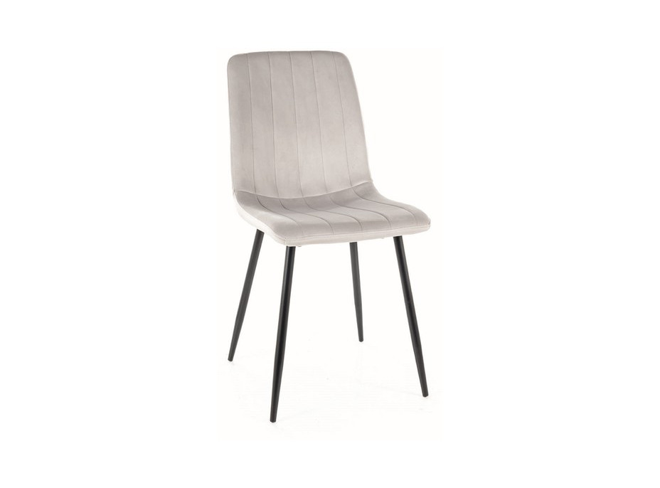 Jedálenská stolička LARA - svetlo šedá