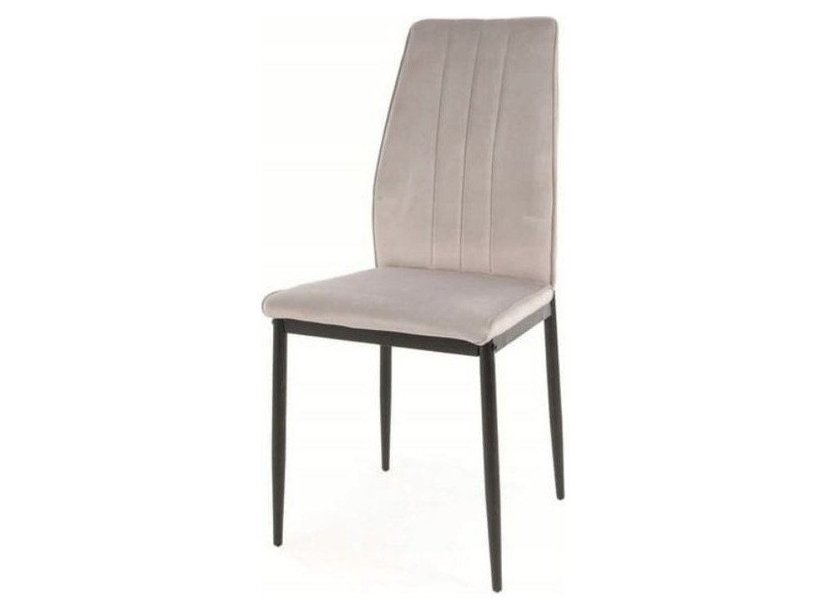 Jedálenská stolička VIRO - svetlo šedá