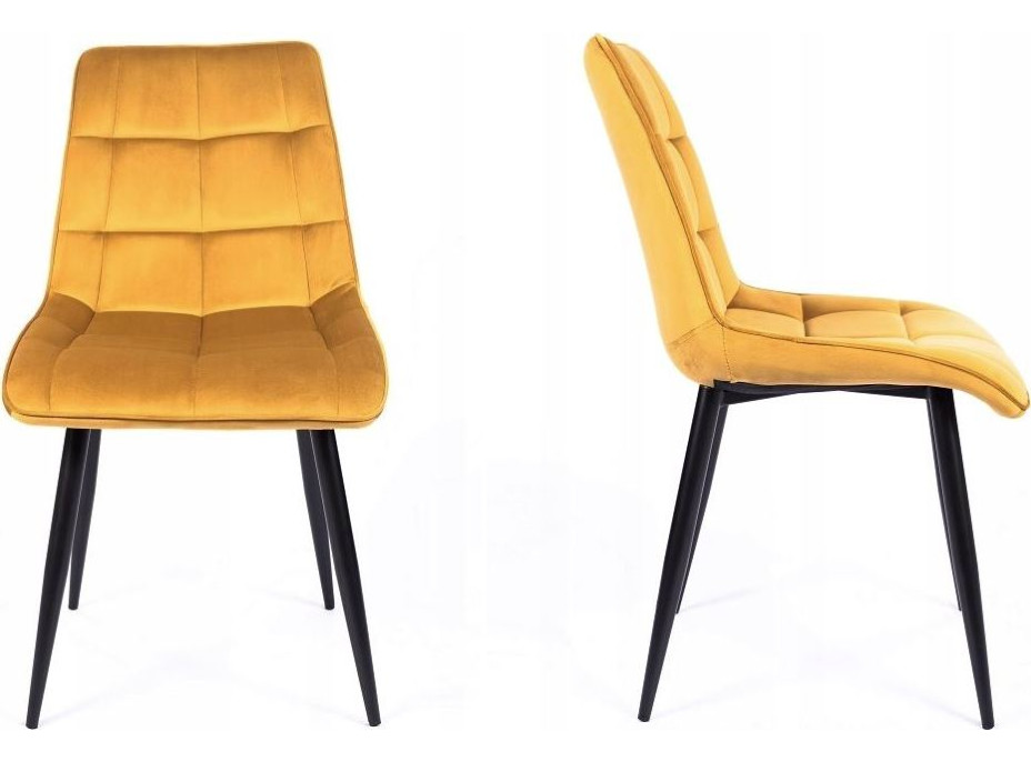 Jedálenská stolička GORO - horčicová