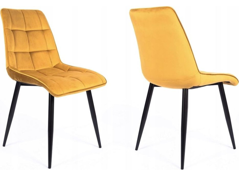 Jedálenská stolička GORO - horčicová