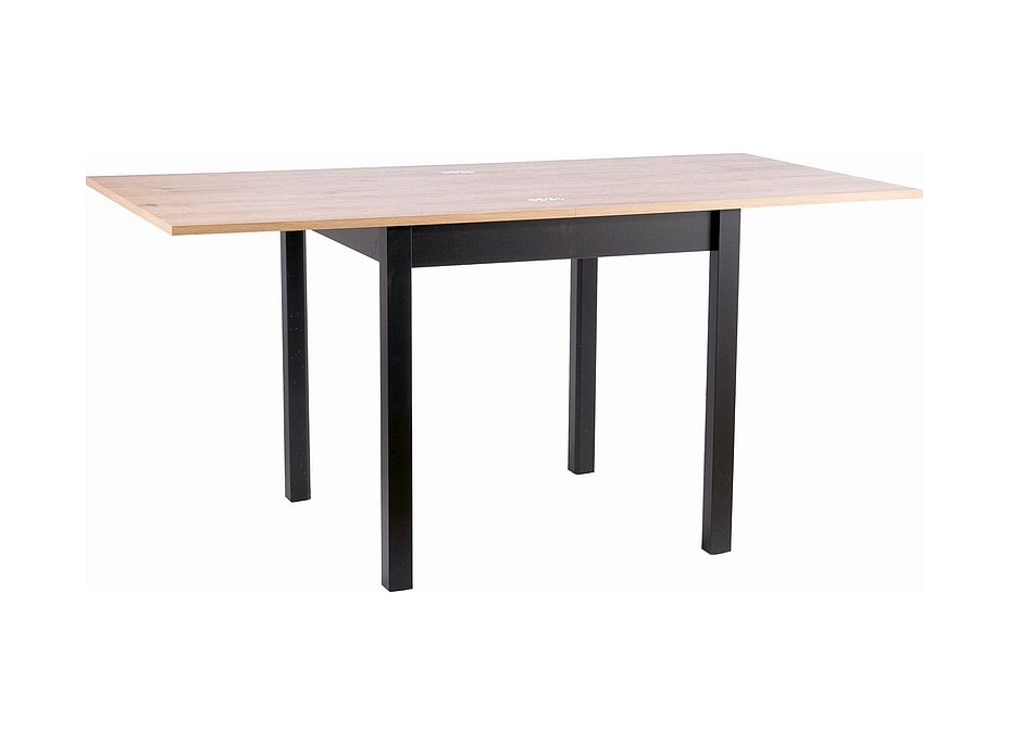 Jedálenský stôl FERMO - dub artisan/čierny