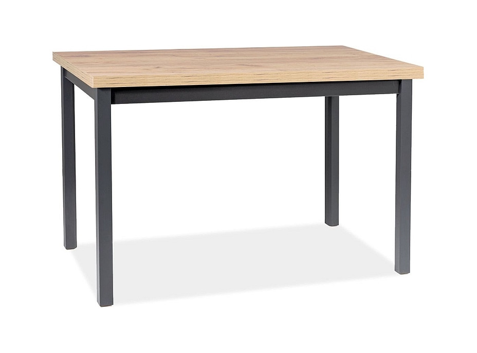 Jedálenský stôl ANYA 120x68 - dub artisan/čierny