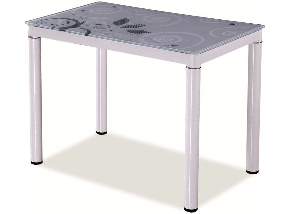 Jedálenský stôl SPIRAL 80x60 - biely