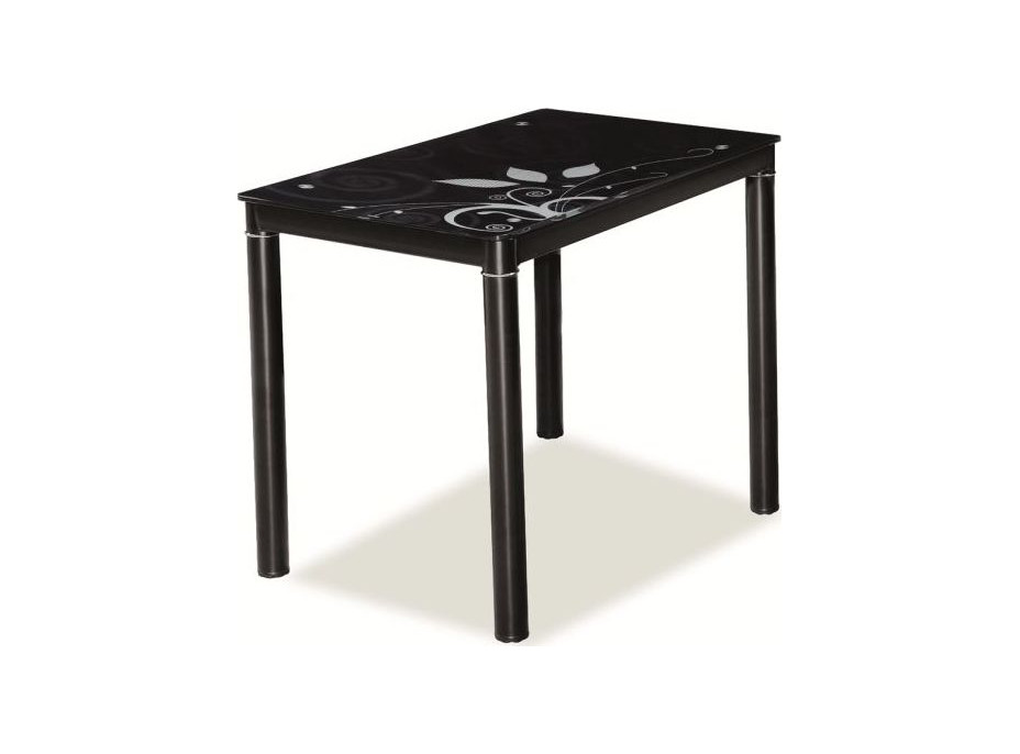 Jedálenský stôl SPIRAL 80x60 - čierny