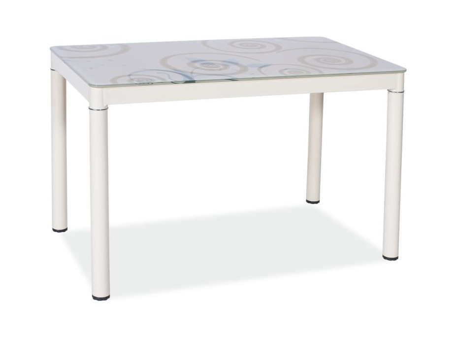 Jedálenský stôl SPIRAL 100x60 - krémový