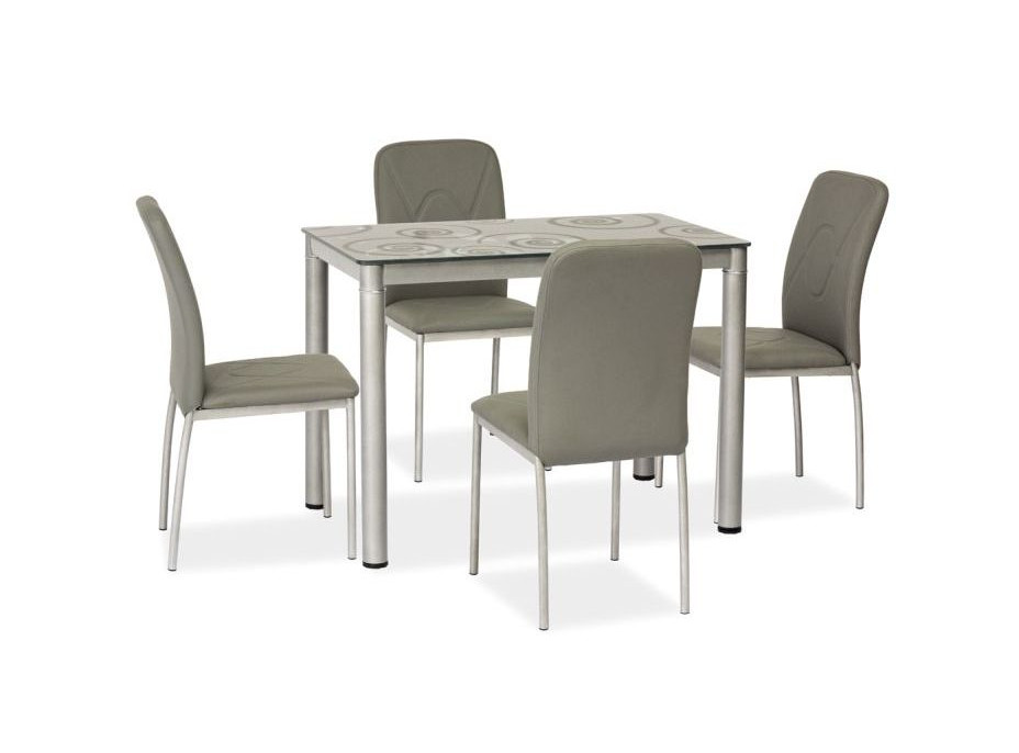 Jedálenský stôl SPIRAL 100x60 - šedý