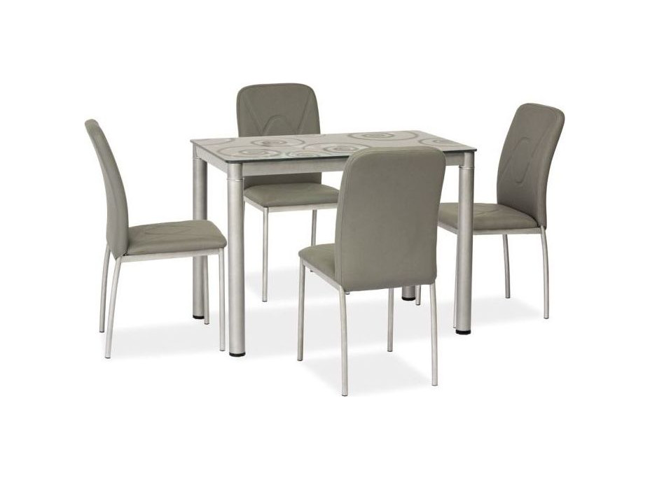 Jedálenský stôl SPIRAL 80x60 - šedá