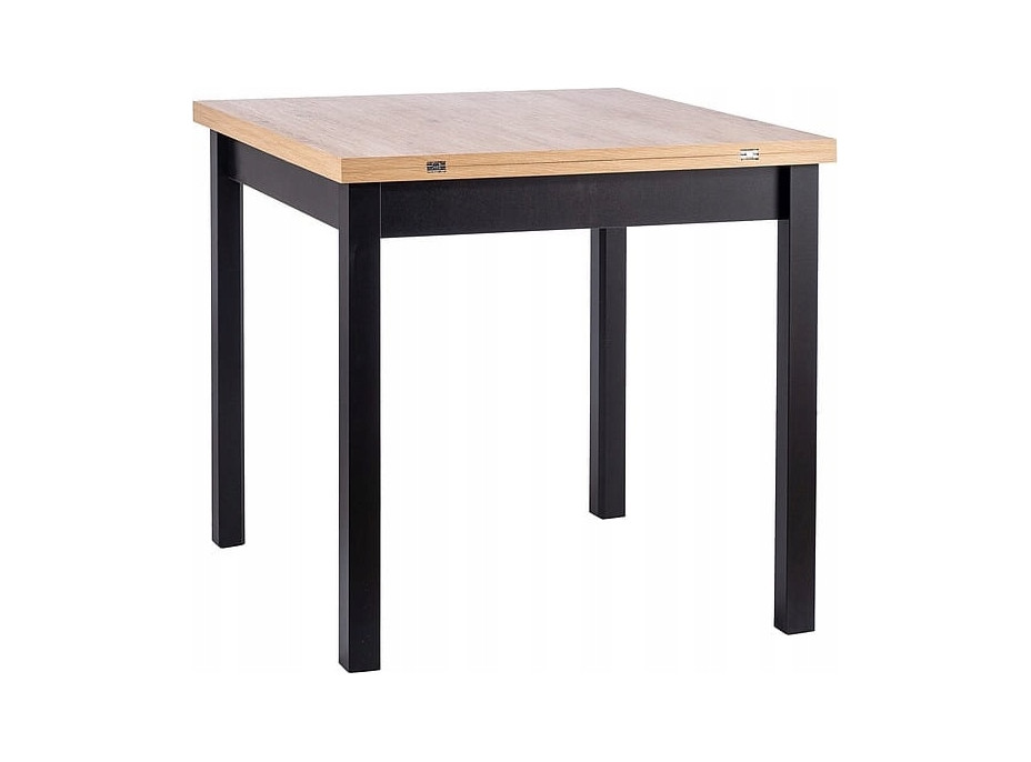 Jedálenský stôl FERMO - dub artisan/čierny