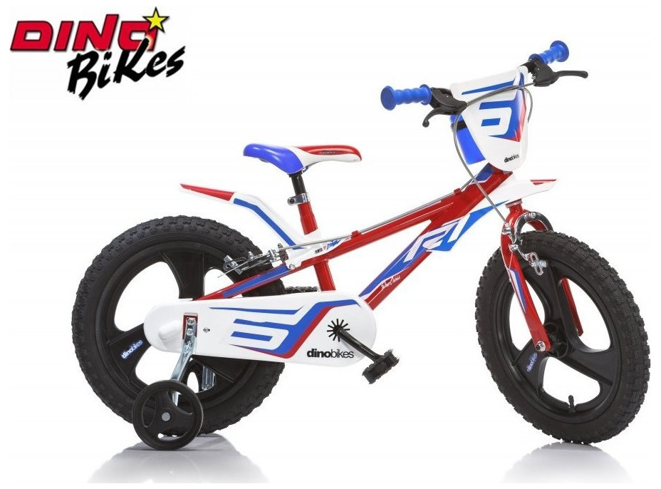 DINO BIKES Detský bicykel 816L-06 červeno,modro,biele 16"