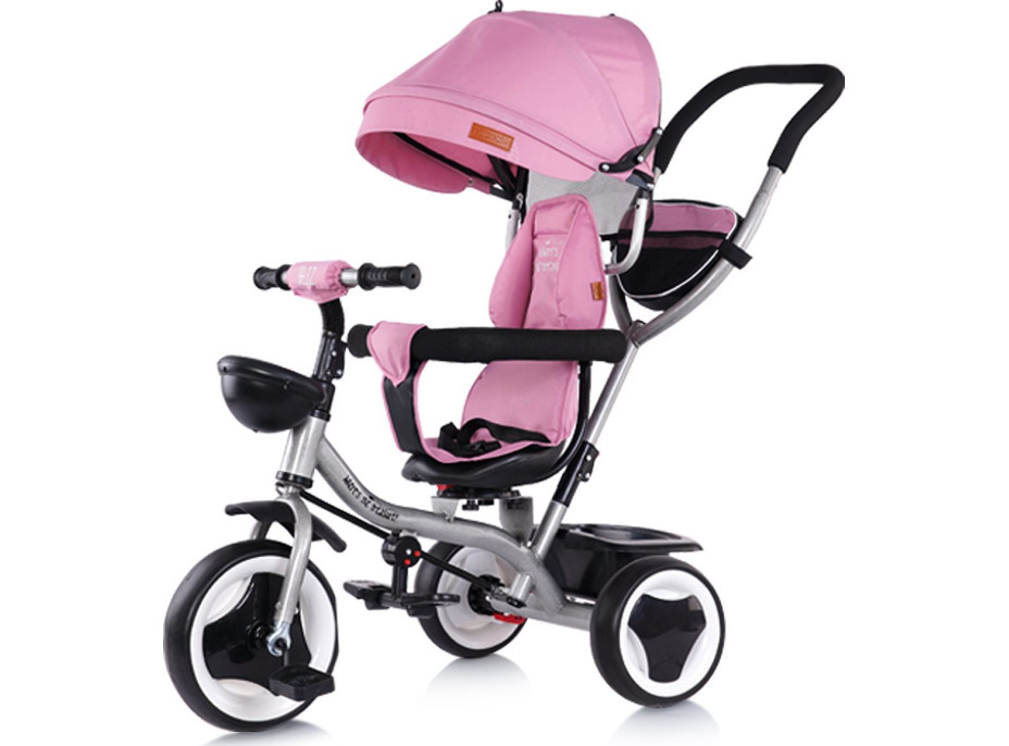 CHIPOLINO Trojkolka so strieškou Jazz 2v1 Rose Water