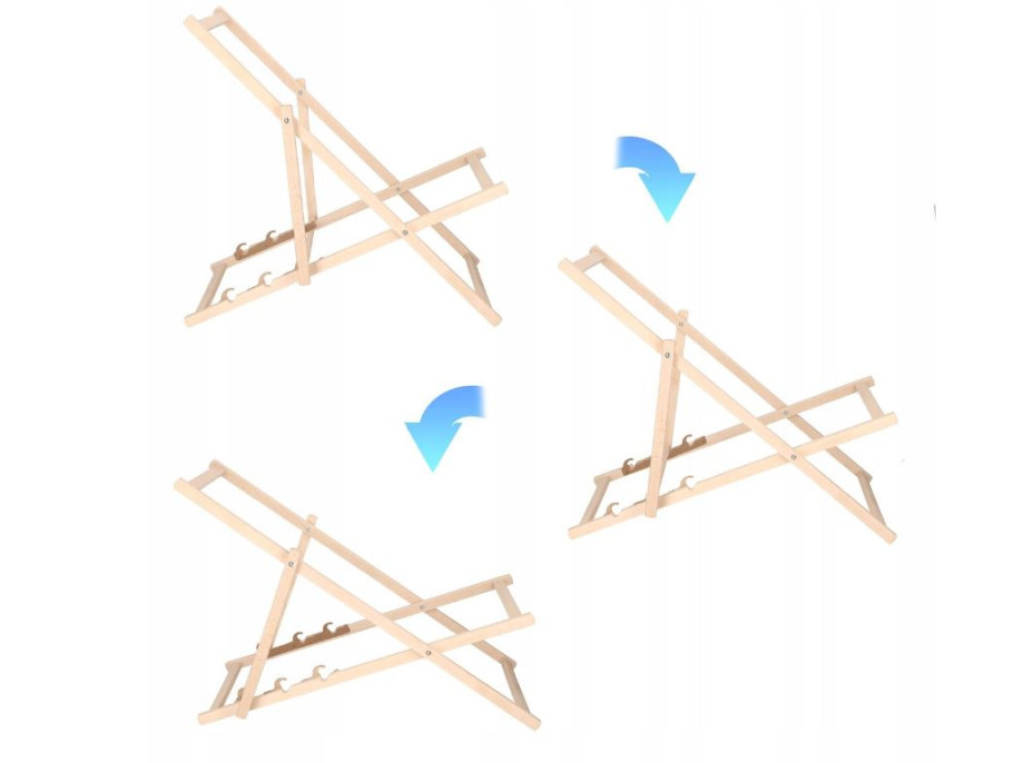 Detské skladacie lehátko Rainbow High - módna prehliadka