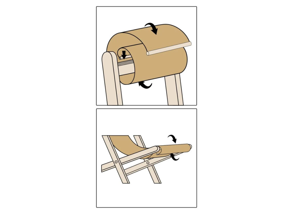 Detské skladacie lehátko Rainbow High - módna prehliadka