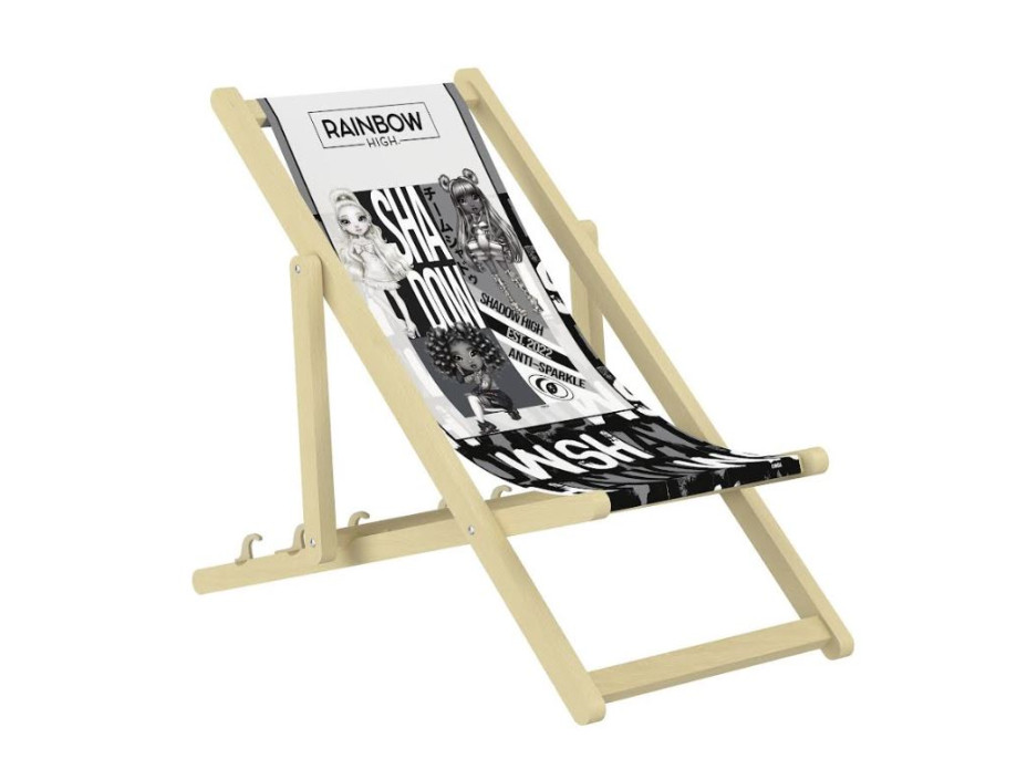 Detské skladacie lehátko Rainbow High - shadow