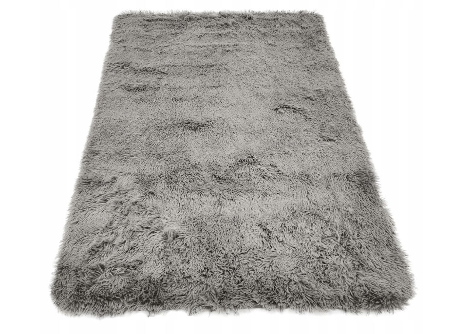 Detský plyšový koberec MAX - šedý
