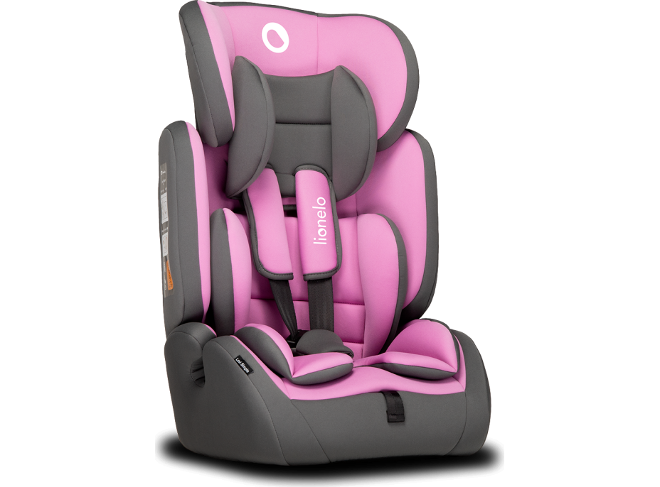 LIONELO Autosedačka LEVI Simple 9-36 kg Candy Pink