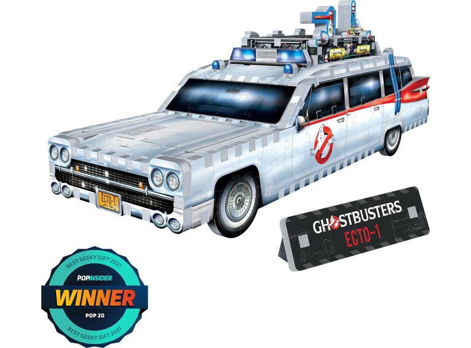 WREBBIT 3D puzzle Auto GhostbustersECTO-1, 280 dielikov